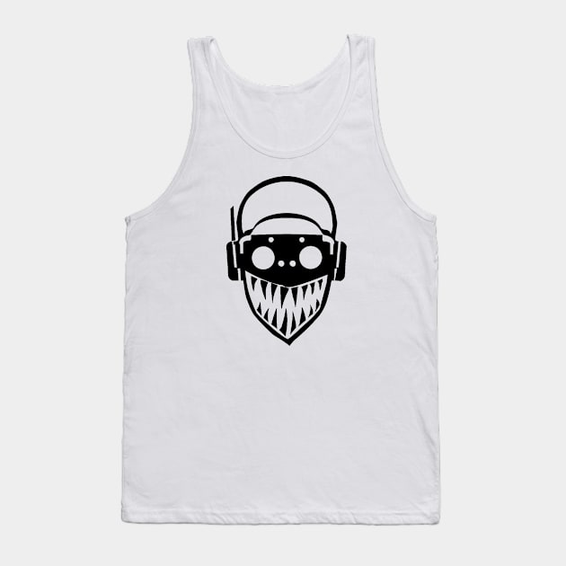 Octane Icon Black Tank Top by Paul Draw